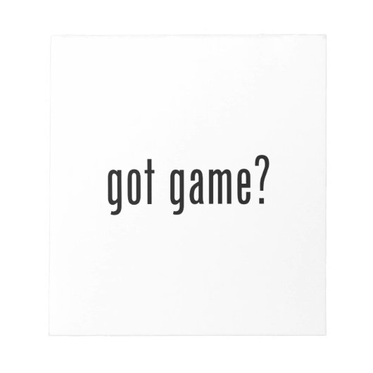 Bloc-note tu as du jeu ? (Devant)