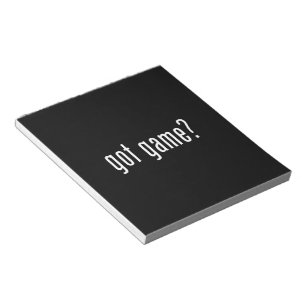 Bloc-note tu as du jeu ?