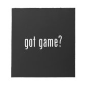 Bloc-note tu as du jeu ? (Devant)