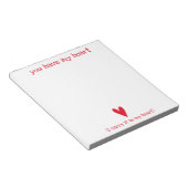 Bloc-note Tu as mon coeur | Poème de E.E. Cummings (Incliné)