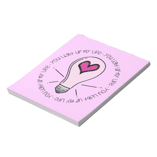 Bloc-note Tu Illumines Ma Vie (Tourné)