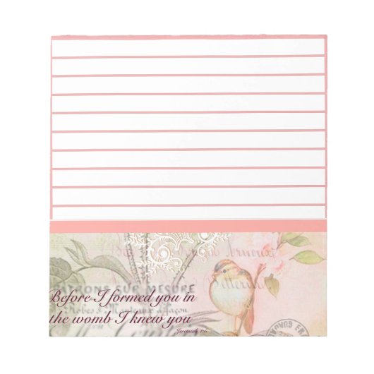 Bloc-note Tu me connaissais (Devant)