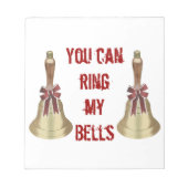 Bloc-note Tu peux faire sonner mes cloches (Devant)