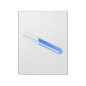 Bloc-note Tube d'essai de la chimie (Tourné)
