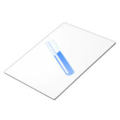 Bloc-note Tube d'essai de la chimie (Incliné)