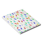 Bloc-note Tubes d'essai en verre de dessin (Incliné)