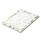 Bloc-note Tulipe colorée botanique personnalisée (Tourné)