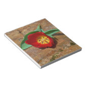 Bloc-note Tulipe rouge du printemps (Incliné)