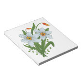 Bloc-note Tulipes et jonquilles Fleurs (Incliné)