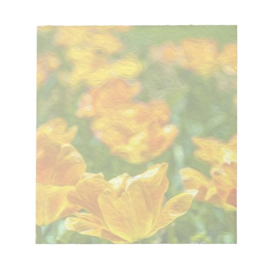 Bloc-note Tulipes peintes (Devant)