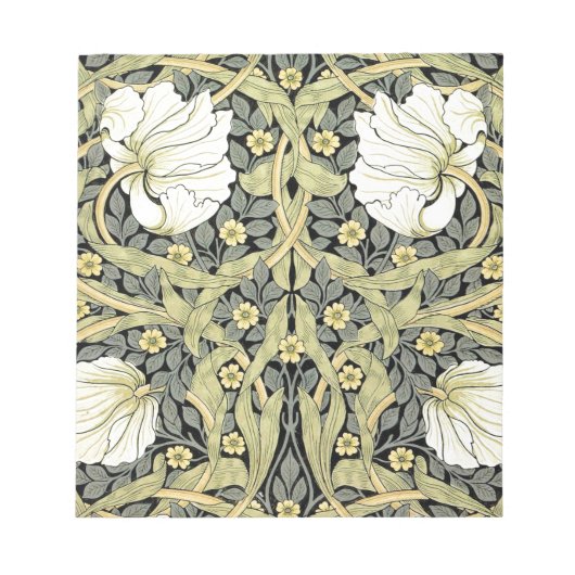 Bloc-note Tulipes Pimpernel Art Botanique de William Morris (Devant)