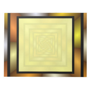 Bloc-note Tunnel lumineux coloré Trippy Fractal Graphisme