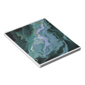 Bloc-note Turbulence bleue Acrylique pour l'art Abstrait (Incliné)