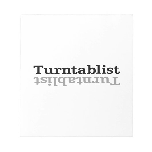 Bloc-note Turnstitut ʇ sılqɐ ʇ ud n (Devant)