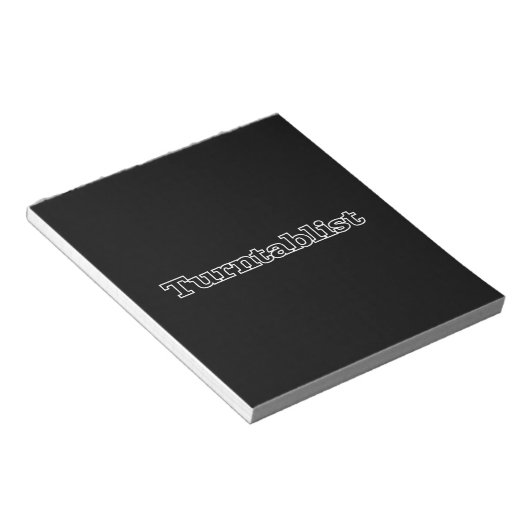 Bloc-note Turntablist (Incliné)