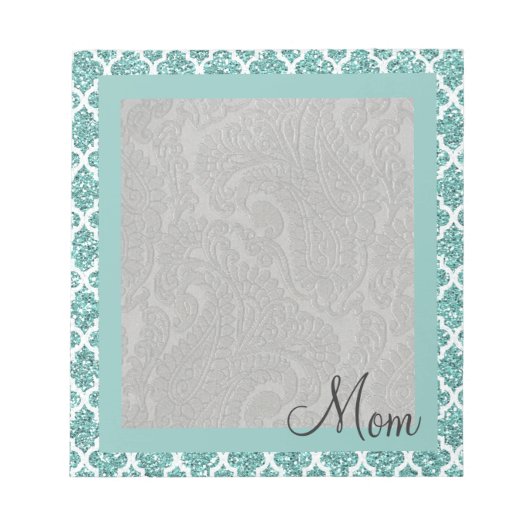 Bloc-note Turquoise (Devant)