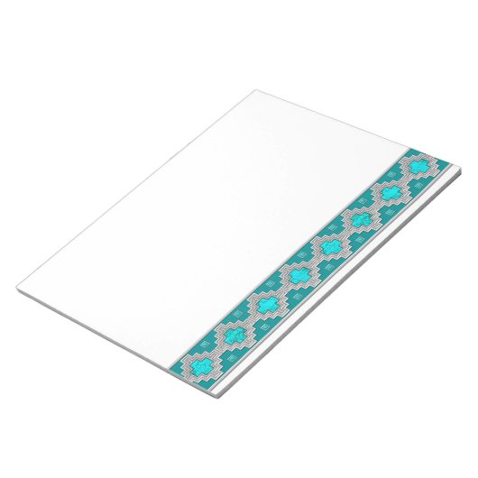 Bloc-note Turquoise du sud-ouest (Incliné)