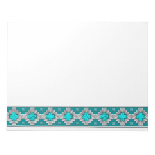 Bloc-note Turquoise du sud-ouest (Devant)