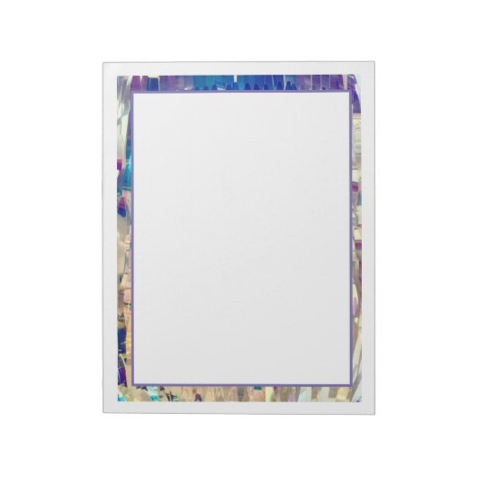 Bloc-note Turquoise futuriste (Tourné)