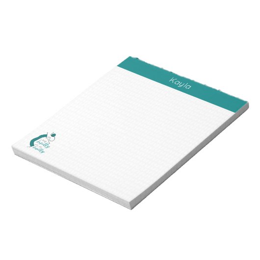 Bloc-note Turquoise Je Sens Knitty, Oh Tellement Knitty (Tourné)