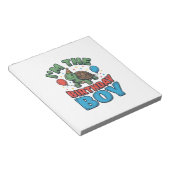 Bloc-note Turtle pour garçon d'anniversaire Design de chemis (Incliné)
