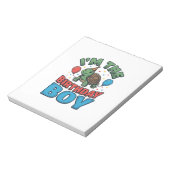 Bloc-note Turtle pour garçon d'anniversaire Design de chemis (Tourné)