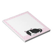 Bloc-note Tuxedo Sleepy Chat {rose} (Incliné)
