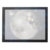 Bloc-note Twin Grail Spacecraft Orbitant La Lune. (Devant)