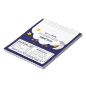 Bloc-note Twinkle Twinkle Star Baby shower Candy Wrapper (Tourné)