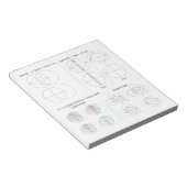 Bloc-note Types de losanges (Incliné)