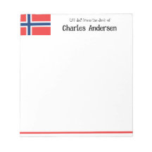 Uff da! Personalized Name Notepad