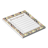 Bloc-note UK British Biscuits Shortbread Rich Tea Digestives (Incliné)