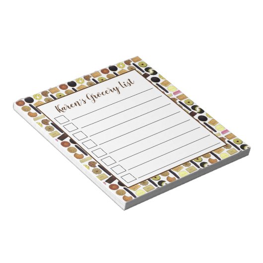 Bloc-note UK British Biscuits Shortbread Rich Tea Digestives (Incliné)