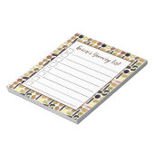 Bloc-note UK British Biscuits Shortbread Rich Tea Digestives (Tourné)