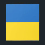 Bloc-note Ukraine bleue et jaune<br><div class="desc">Bloc-notes ukrainien bleu et jaune.</div>
