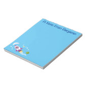 Bloc-note Un adorable vaisseau-fusée dans l'espace dessin an (Tourné)