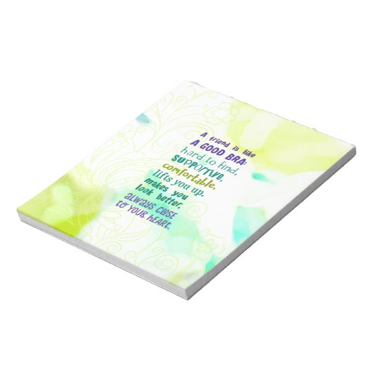 Bloc-note Un ami est comme un bon bar (Tourné)