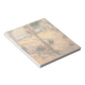 Bloc-note Un arbre dans un champ pendant la journée ensoleil (Incliné)