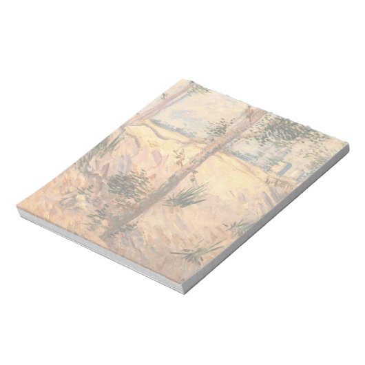 Bloc-note Un arbre dans un champ pendant la journée ensoleil (Tourné)