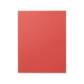 Bloc-note un arrière - plan rouge avec une bordure noire (Tourné)