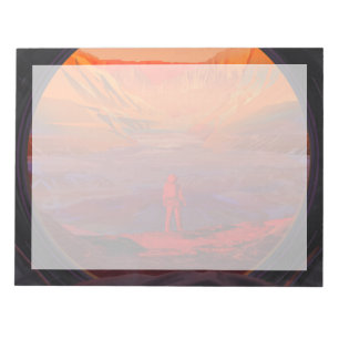 Bloc-note Un Astronaute Sur Mars