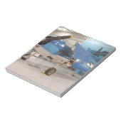 Bloc-note Un avion de chasse F-6F Hellcat de la Seconde Guer (Tourné)