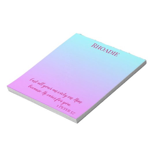 Bloc-note Un cadeau inspiré (Tourné)