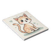 Bloc-note un chat mignon (Incliné)