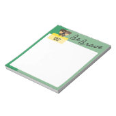 Bloc-note Un chien Brown mignon être brave Art avec une bord (Tourné)