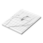 Bloc-note Un colibri sur un bâton (Tourné)