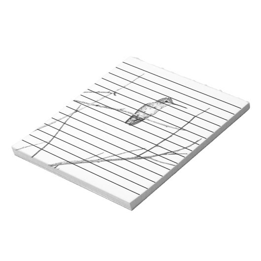 Bloc-note Un colibri sur un bâton (Tourné)