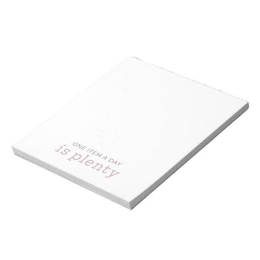Bloc-note Un élément par jour est Plenty Notepad - Rébellion (Tourné)