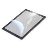 Bloc-note Un Hippocamp de la minuscule lune de Neptune. (Incliné)