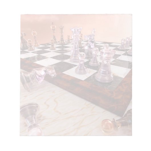 Bloc-note Un jeu d'échecs (Devant)